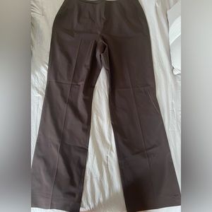 Escada beautiful brown casual wide leg pants with side zipper